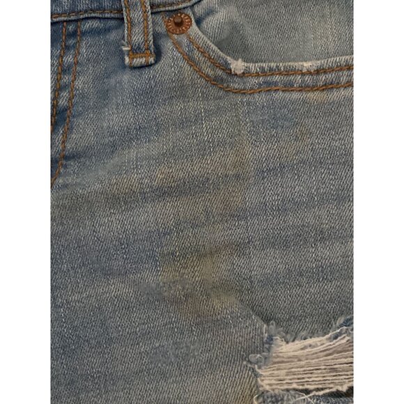 Lot of 2 Denim Shorts Blue 5 Pocket Arizona Jean Co, Aeropostale MIDI Grunge Wom - Picture 10 of 16